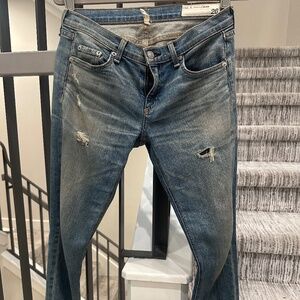 Rag & Bone Dre Distressed Armitage Jean Size 26